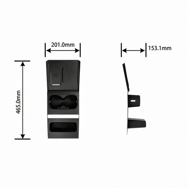 For BYD ATTO 3 EVO 2026 Wireless Charging Pad Silicone Pad Cup Holder Waterproof Car Decoration Automobile Interior Mouldings