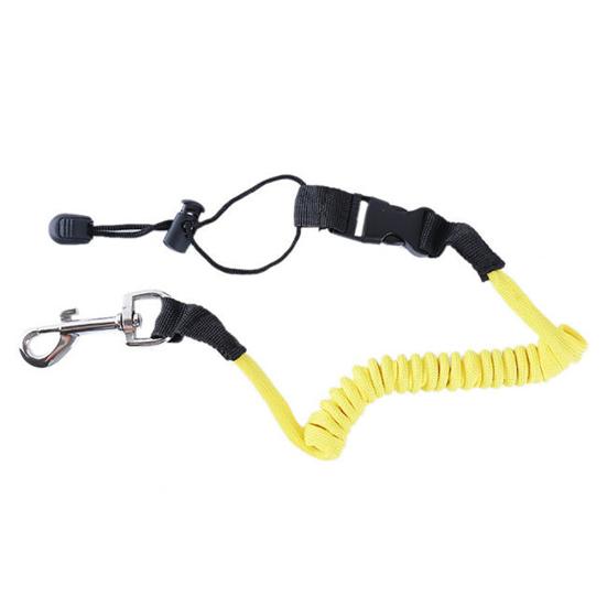 Kayak Canoe Inflatable Boat Paddle Elastic Coiled Leash Cord Oar Rope Tether