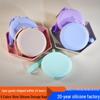 Waterproof Silicone Round Coin Purse - Earphone, Cable & Lipstick Storage Bag with Portable Zipper Key Holder