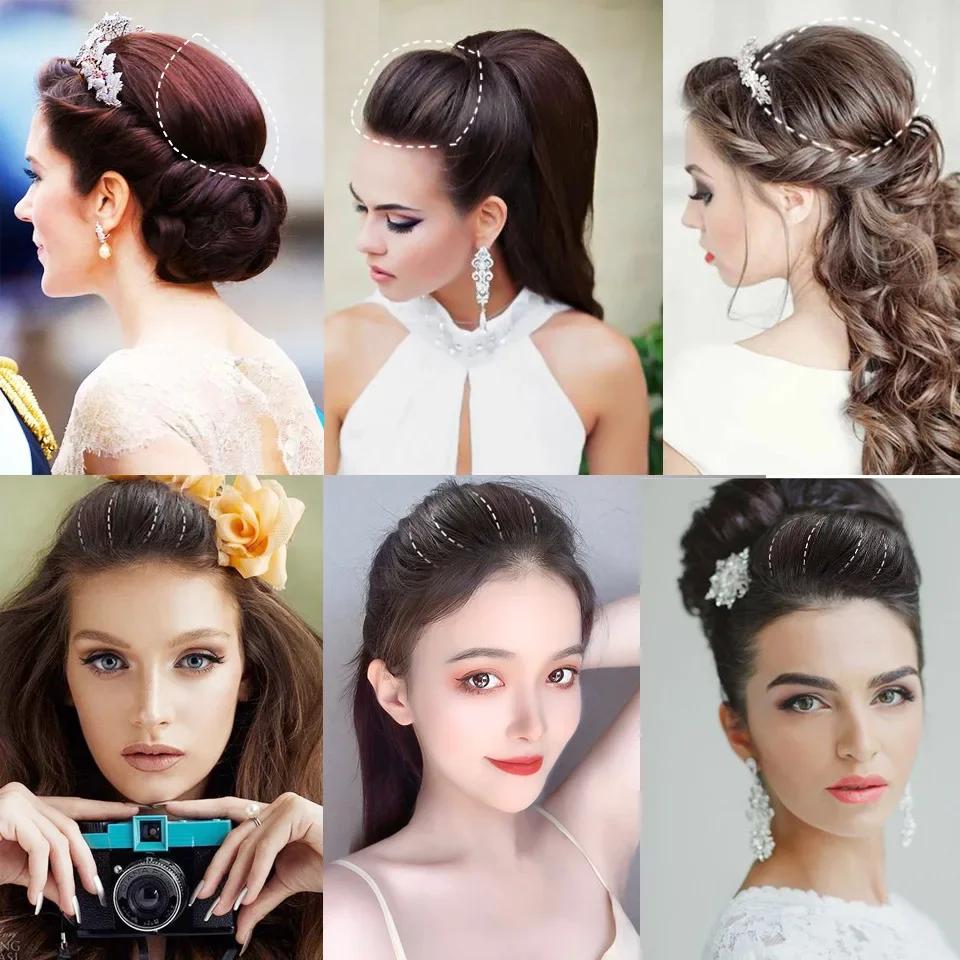 Upgrade Flauschiger Haarpolster Clip Volumen Haareinsatz Kamm Frauen Unsichtbar Nahtlos Flauschiges Pad Haarstyling Werkzeuge