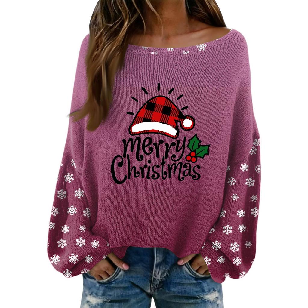 Women's Fashion Long Sleeved Elegant Sweater Top