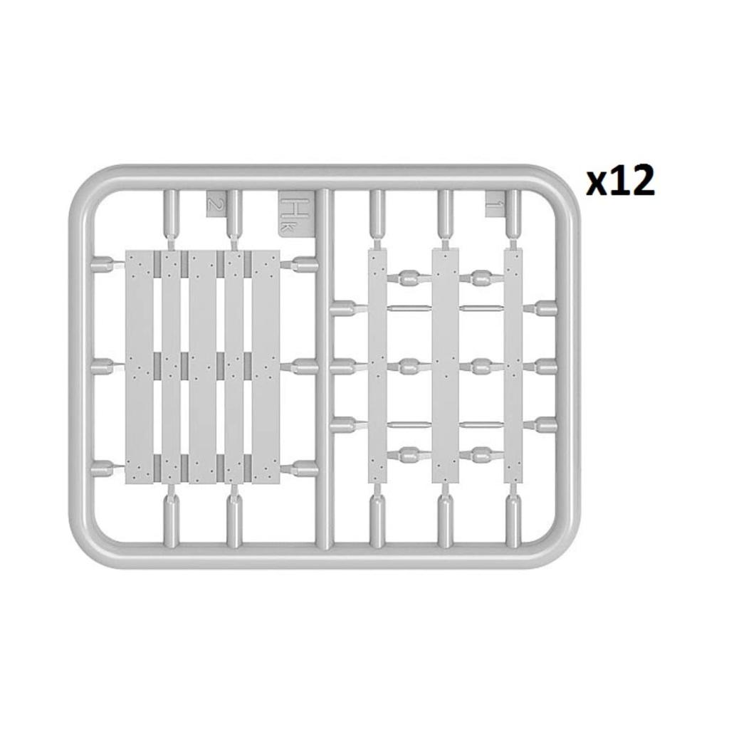 Miniart Scale Wooden Pallet Set for Plastic Model Kits 1/35 (12 Pallets) (MA35627)