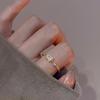 PANJBJ 925 Sterling Silver Zircon Rings for Women Couple Minimalist Shining Engagement Jewelry Gift Prevent Allergy Wholesale