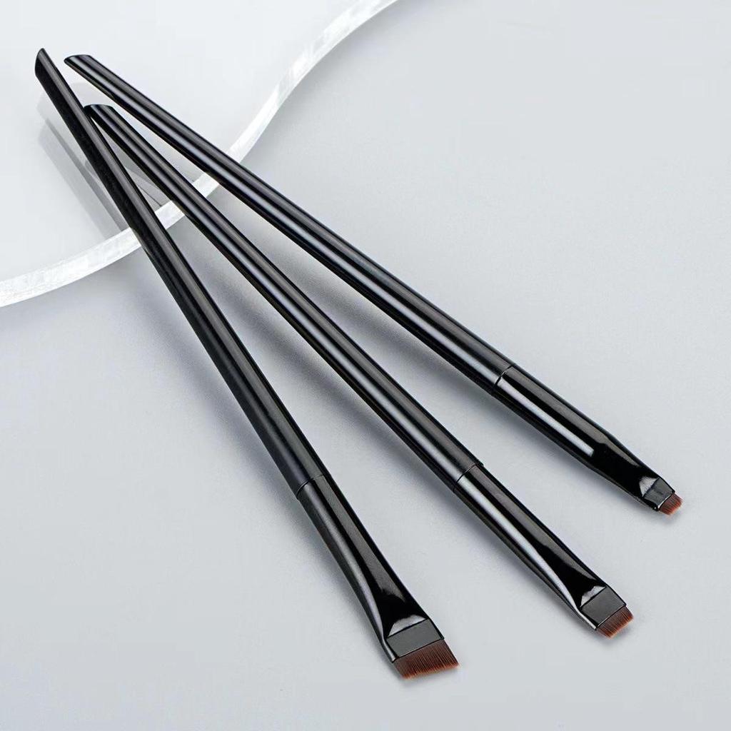 3 Blade Oblique Tail Eyeliner Brush - Eyebrow Brush - Eyebag Brush - Concealer Detail Brush for Cross-border Sales.