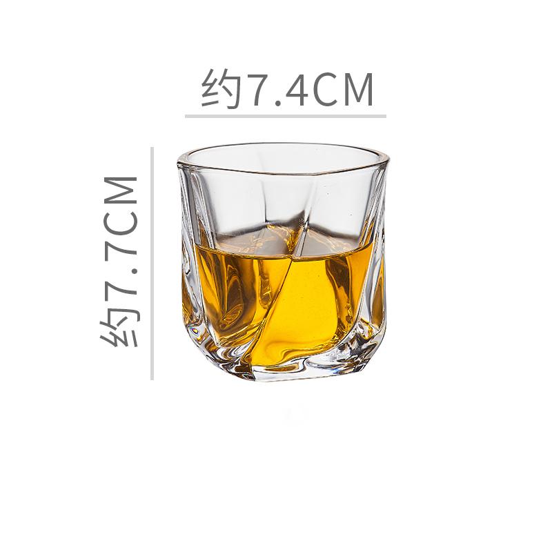 170ml 6pcs Set Thickened Glass Cup Household Foreign Wine Glass Party Transparent Cocktail Whiskey Brandy Glasses Wine Utensils