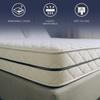 The White Stone Pocket Spring and Foam Mattress, 24 Cm | and Hypoallergenic