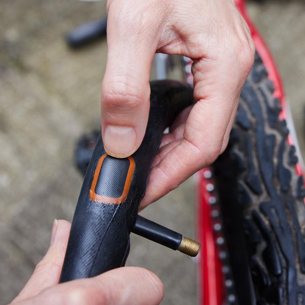 Bike Tire Repair Kit Simple to Operate Bicycle Inner Tube Puncture Patch Kit Suitable for Inflatable Rubber Tire Repair