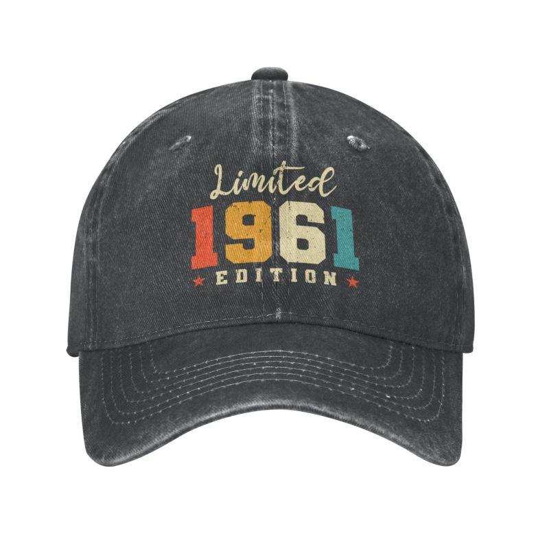 

Personalized Cotton Limited 1961 Edition Birth Baseball Cap Women Unisex Adjustable Dad Hat Outdoor