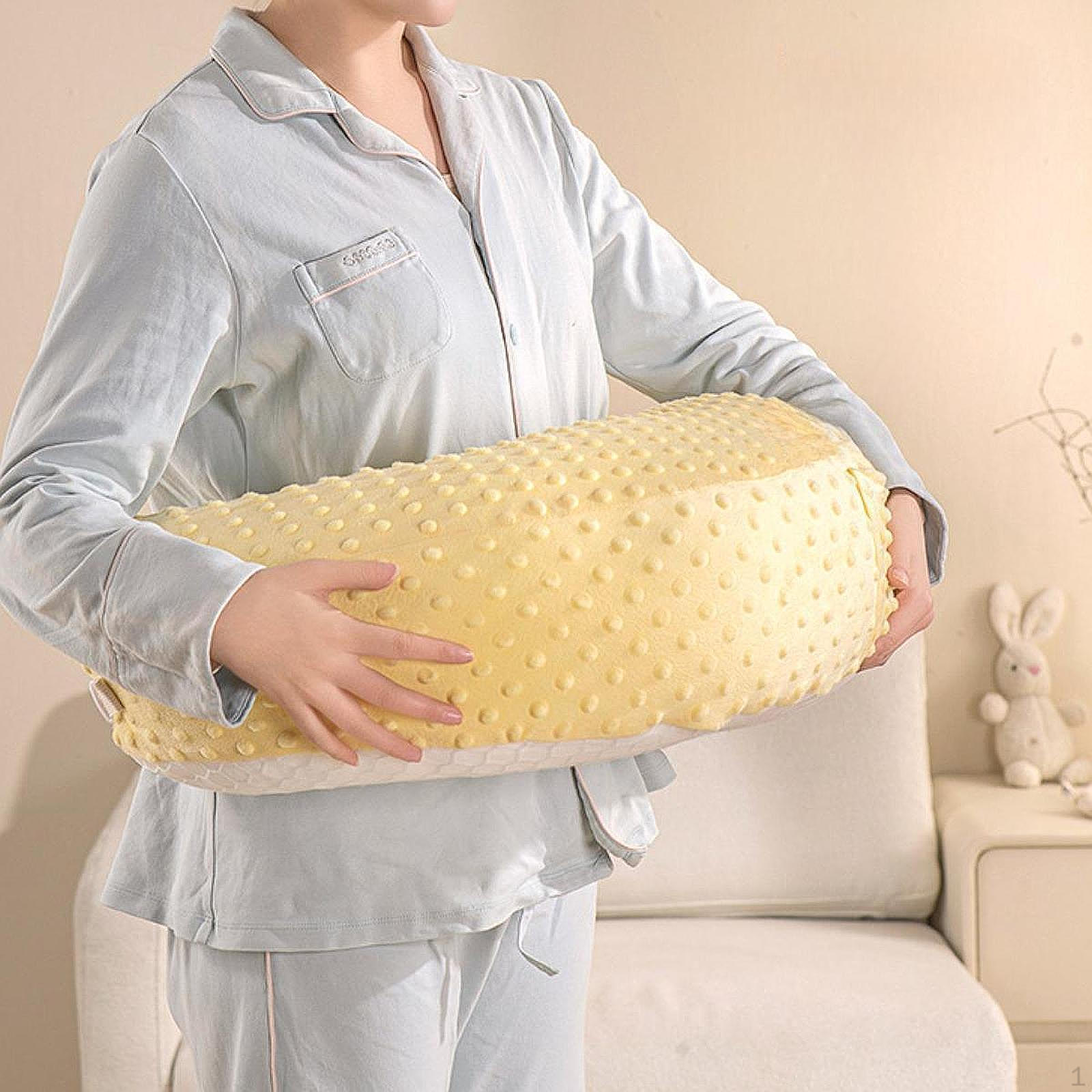 

Nurse Pillow Large Breast Feeding for Mom Newborn pink жовтий