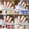 14 Nails Simple Waterproof Nail Wraps Full Cover Nail Stickers Firm And Not Easy To Fall Off Multi Color Nail Art For Women's D