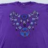Vintage Native American Feather Medallion Shirt Mens Large Southwestern Tee 90s