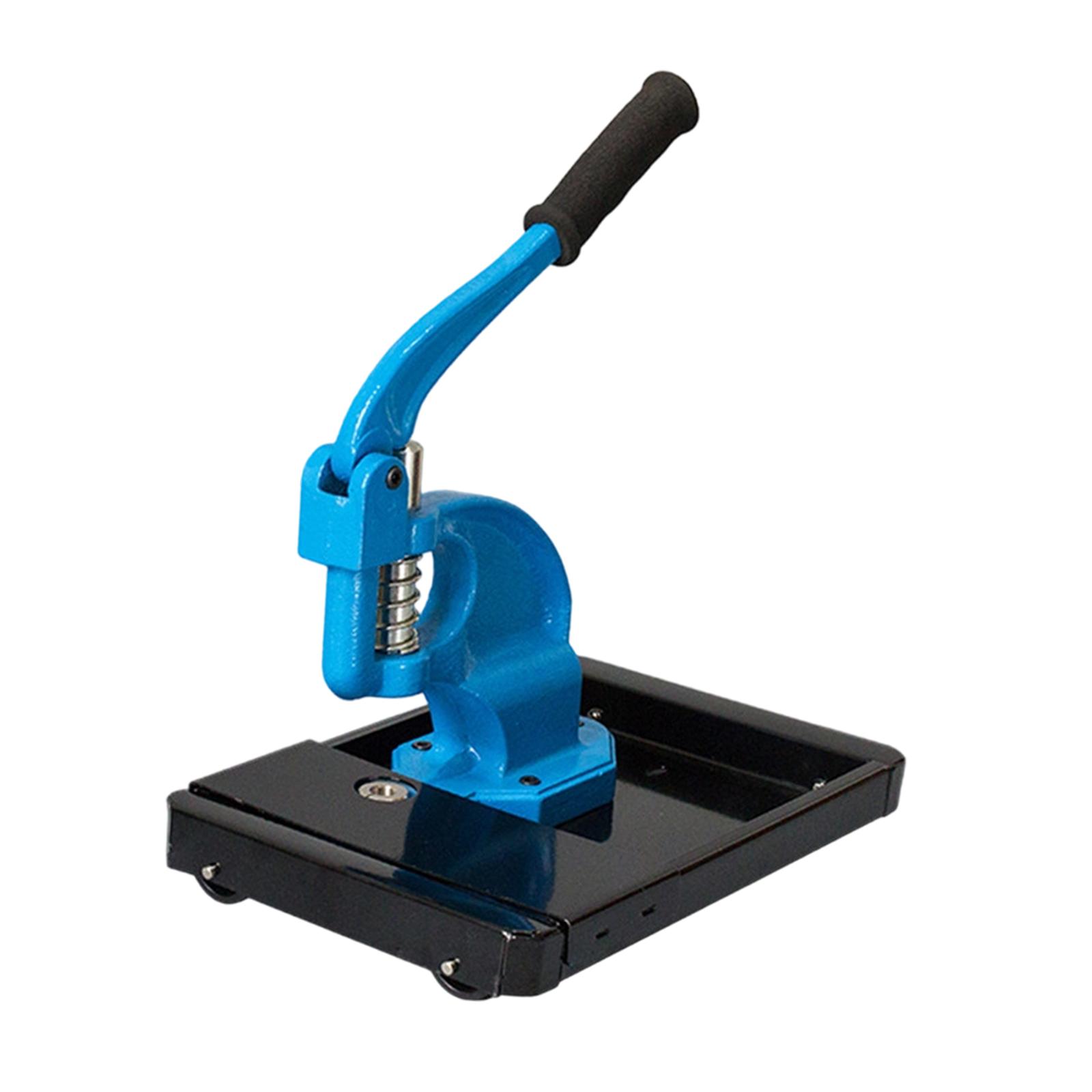 

Manual Hand Press Grommet Machine Steel Material Eyelet Tool Kit for Banners Curtains Bags Shoes