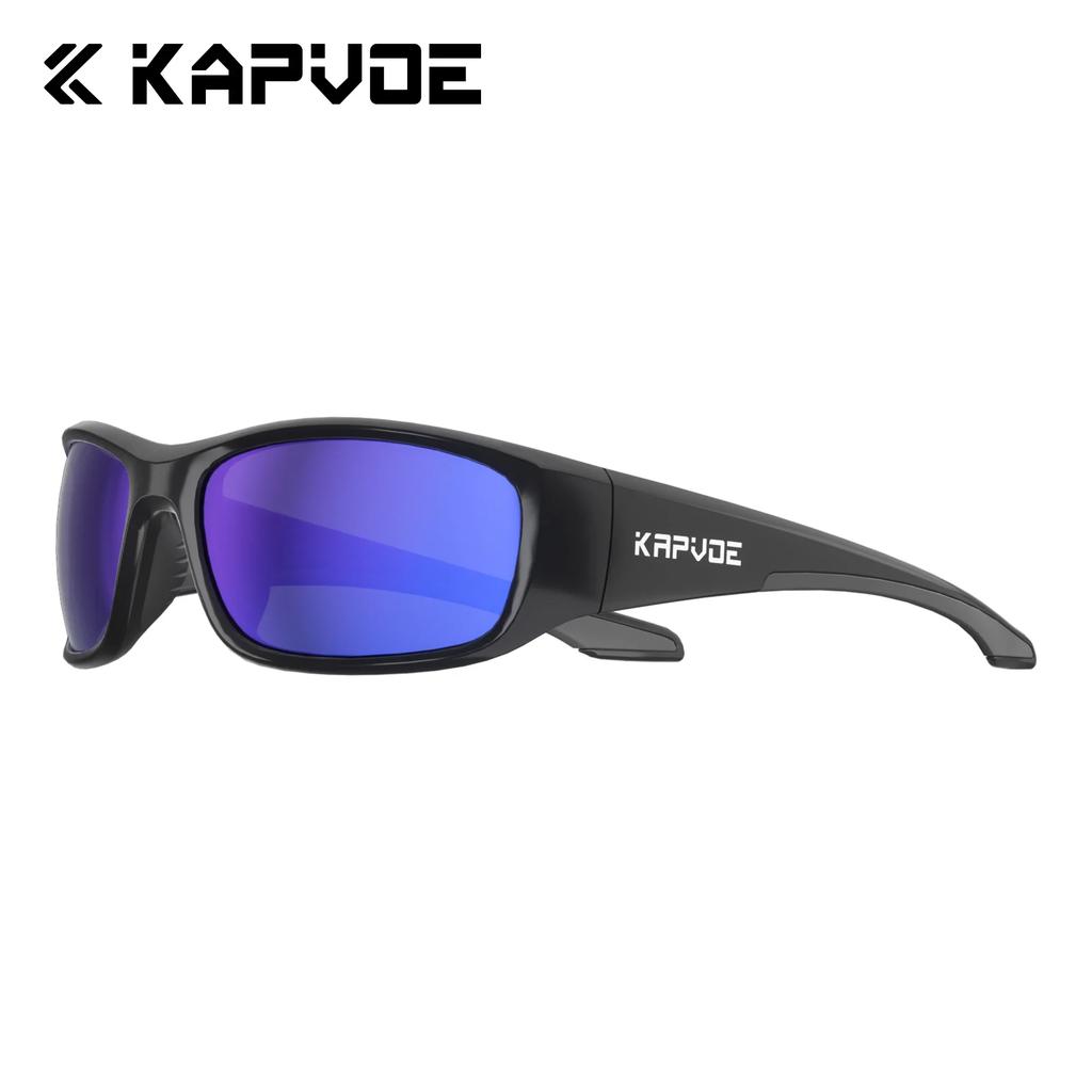 Kapvoe Nuovi Occhiali da Pesca Polarizzati UV400 da Esterno per Uomo Occhiali da Sole da Ciclismo per Donna Occhiali da Bicicletta Occhiali Sportivi da Corsa