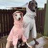 Spring Summer Pink Raincoat For Italian Greyhound Windproof Waterproof Grey Jacket For Whippet Dog Adjustable Hat Coat