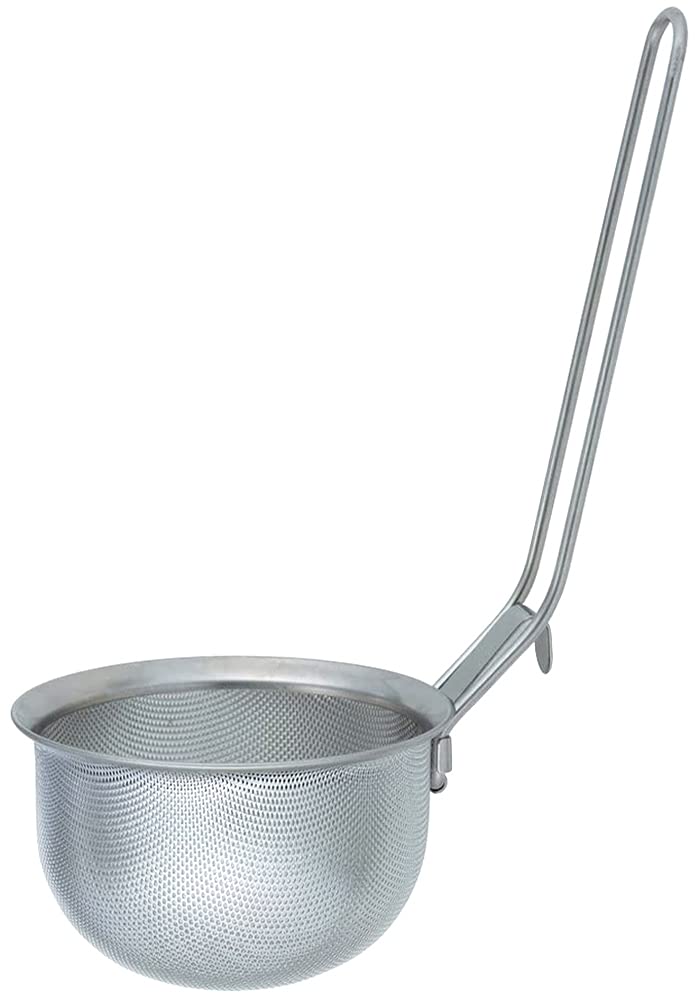Shimomura Kikaku Miso Made in Dishwasher Easy to Hook Sturdy Stainless Japan Strainer, Perforated, Japan, Safe, Clogging-Free, Wash, Included,