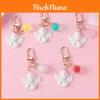 Elegant Angel Pendant Keychain Souvenir For Christening Weddings And Baptism Favors
