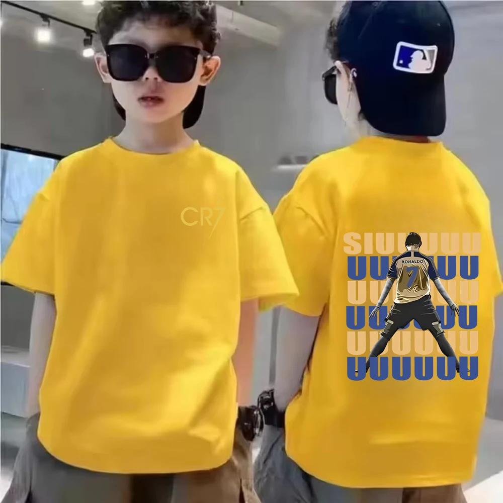 Summer children's T-shirt boys casual fashion short sleeved children's idol clothing T-shirt