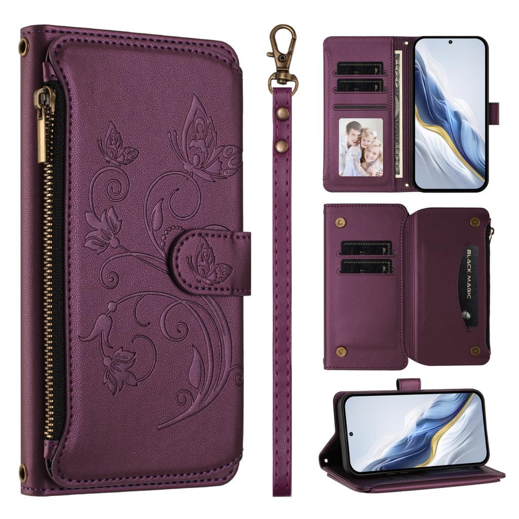 Zipper Leather Wallet Phone Case On For Coque iPhone 17 Pro Max 17 Air 16 15 14 13 12 11 Pro Max 16 15 14 Plus Cards Cover Funda