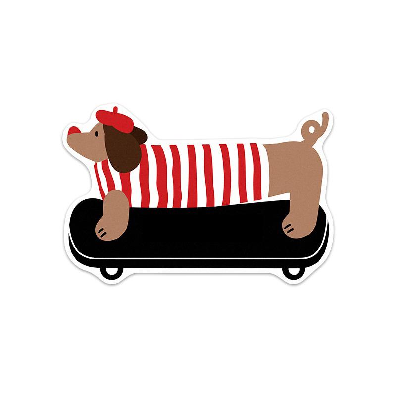 Dachshund Bathroom Floor Mat Absorbent Non-slip Carpet Soft Diatom Mud Quick-drying Foot Mats Cute Home Decoration Rug Toilet