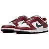 Nike Dunk Low Rosso Scuro Team Nero Scarpe da Ginnastica da Uomo Bianco Summit Bianco Team FZ4616-600