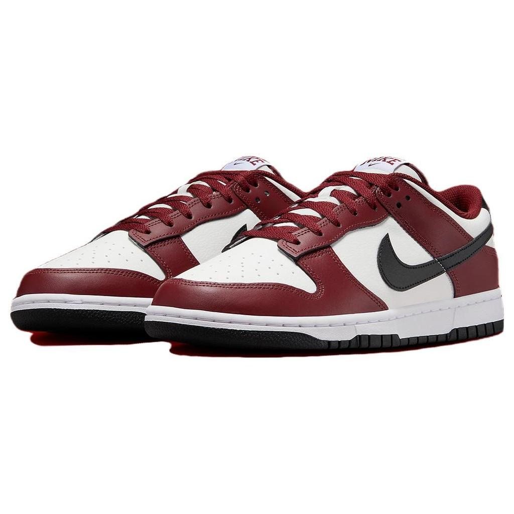Nike Dunk Low Rosso Scuro Team Nero Scarpe da Ginnastica da Uomo Bianco Summit Bianco Team FZ4616-600