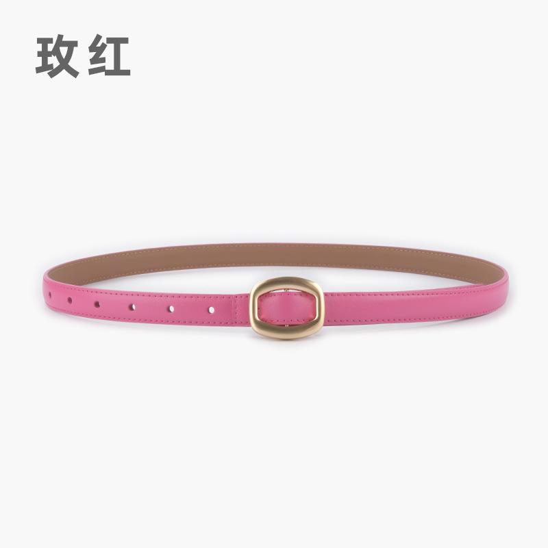 Women'S Leather Women'S Belt Simple Casual Pants Jeans Decoration Women'S Bf Style