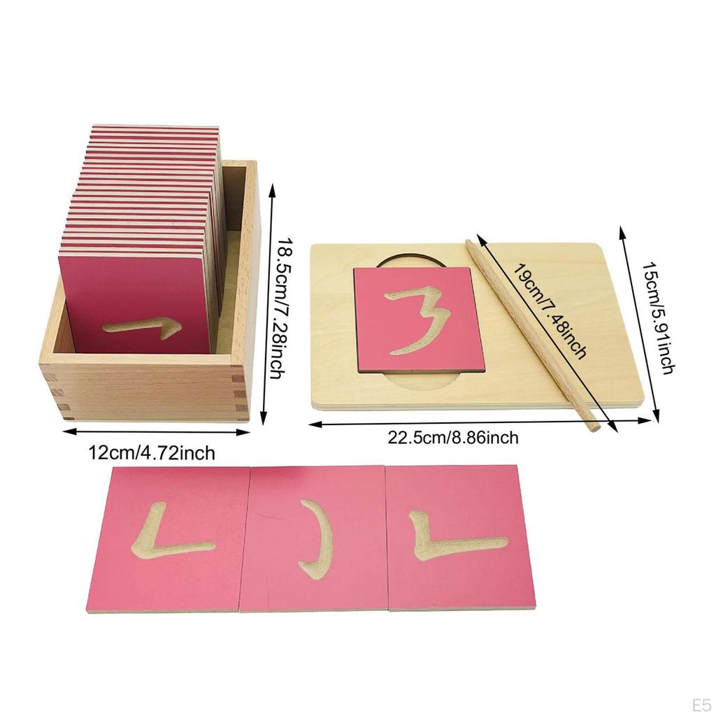 Children Chinese Letters Board Strokes Alphabet Tracing Tool Recognition Educational Toy for