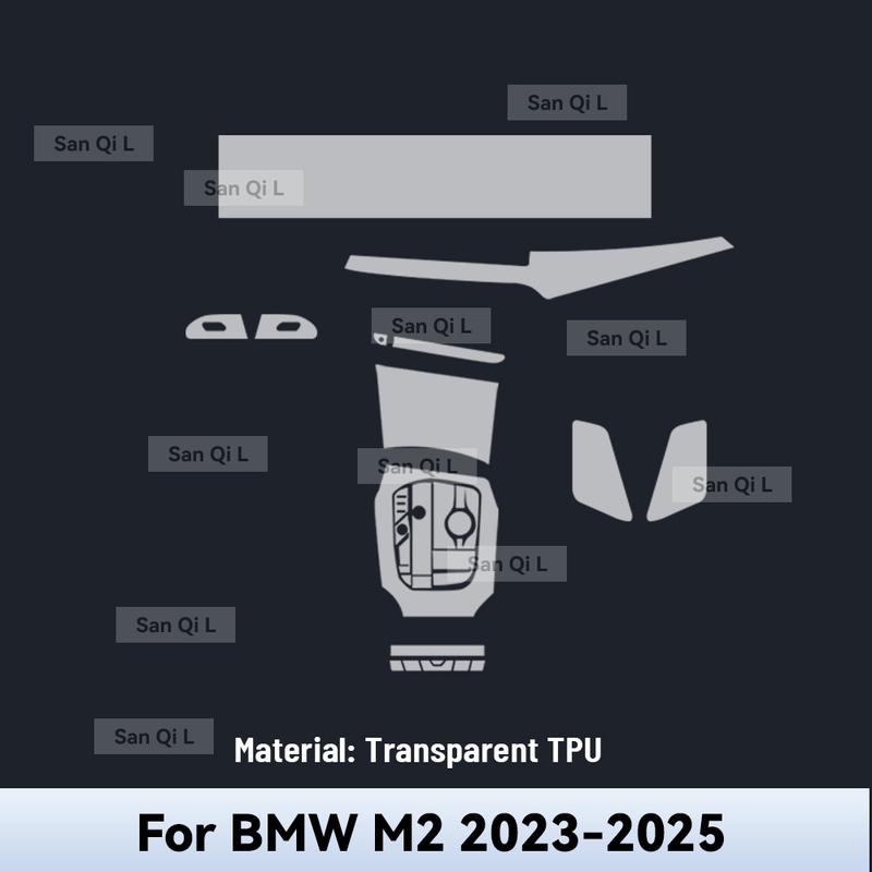 Car Interior Center Console Media Dashboard Navigation TPU Protector Film For BMW M2  2024 2025 Car Sticker Accessories