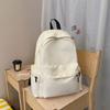 Schoolbag New School Bag Versatile Solid Color College Student Simple Mori Backpack Campus Large Capacity Commuter Computer Backpack