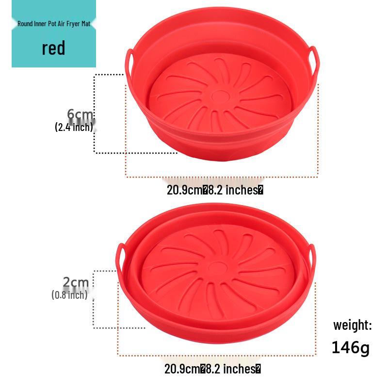Silikonowa Forma do Pieczenia i Mata do Frytkownicy Powietrznej - Silikon Spożywczy