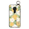Anti-knock Flower Phone Case For Nokia 6.2/7.2 Dirt-resistant Silicone Oil Painting Waterproof Soft Case Wristband Ring