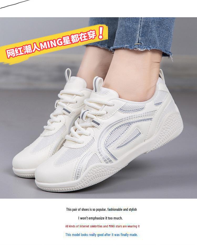 2025 Women's Non-Slip Low-Top Mesh Sneakers: Fashionable, All-Match Athletic Shoes for Students