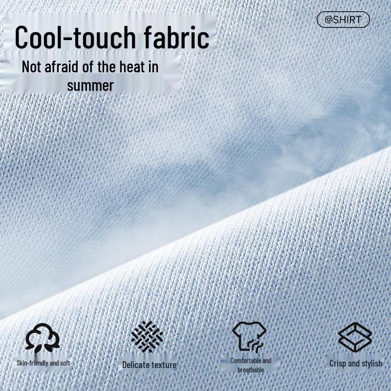 Jeep Men's Ice Silk Cooling Breathable Short Sleeve T-Shirt