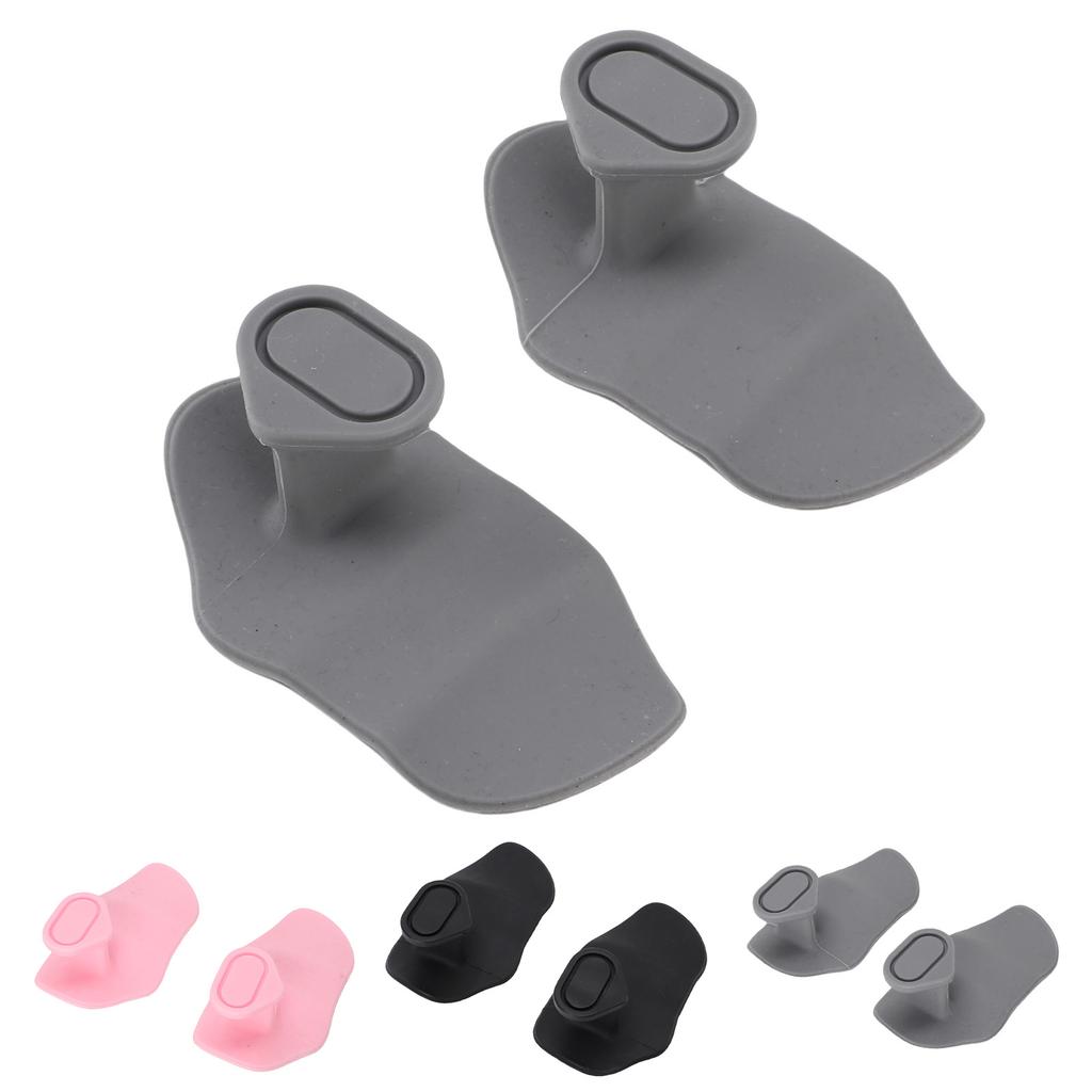 2PCS Fingerless Gym Grips Breathable Ergonomic Antislip Silicone Weight Lifting Grips for Workout Ex