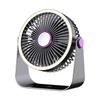 Daixin USB Rechargeable Desktop Circulating Fan with LED Light