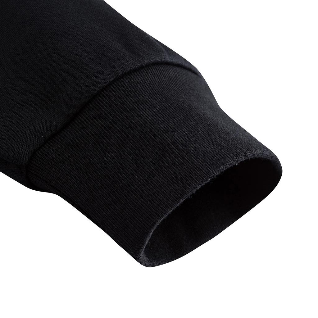 Anta Basketball Series Kyrie Pullover Sweatshirt 2025 Autumn Basic Black Unisex Sweatshirt 972541714-3