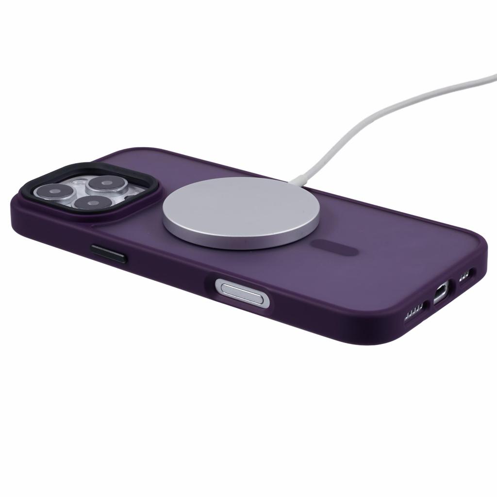 For iPhone 16 Pro Case Compatible with MagSafe Skin-Touch Matte Anti-Drop TPU+PC Phone Cover