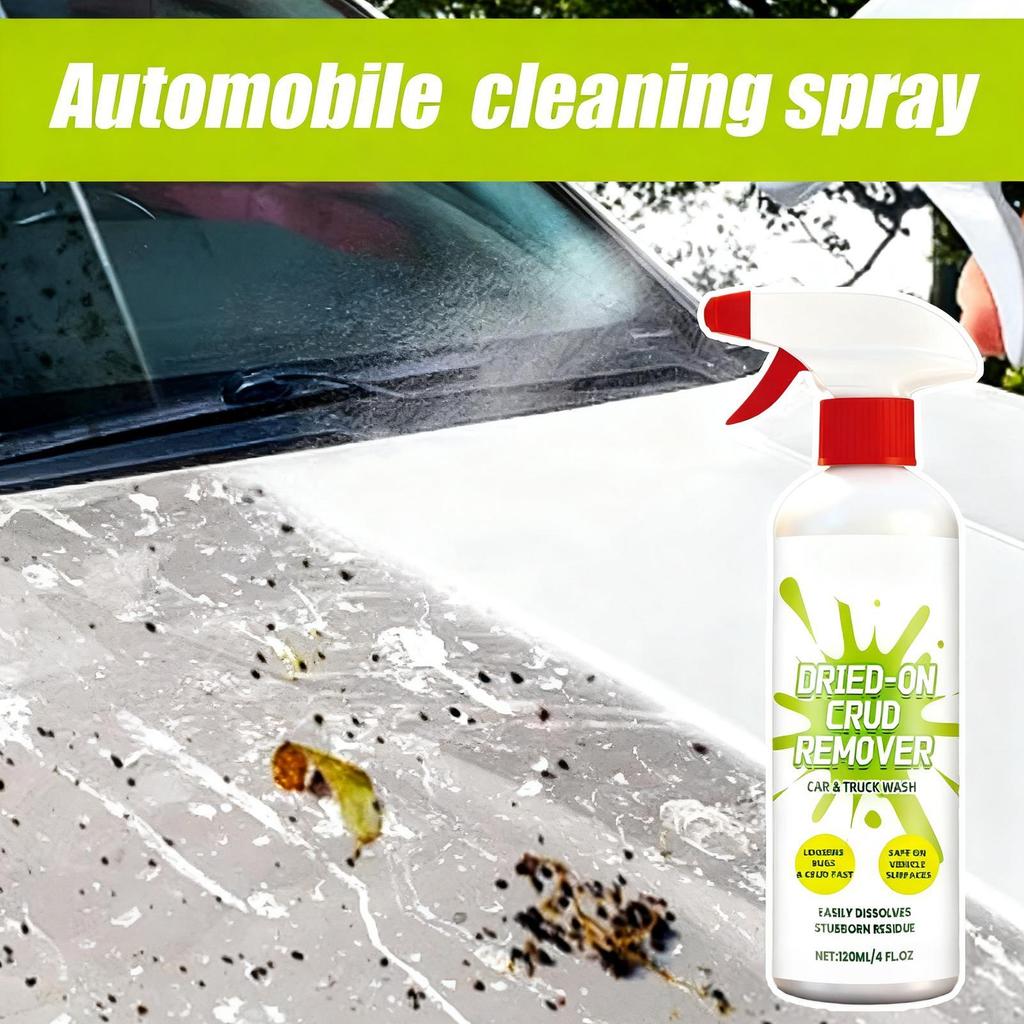 Car Window Cleaner 120ml All Purpose Detailing Supplies Car Stain Remover For Motorcycle Maintenance Garage Tire Paint Surfaces
