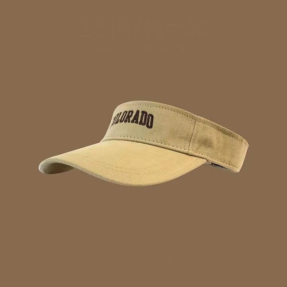 Men Cloth Letter Summer Baseball Caps Sun Hat Sun Hat Sunscreen Hat Visors Sports Hat Empty Top Cap
