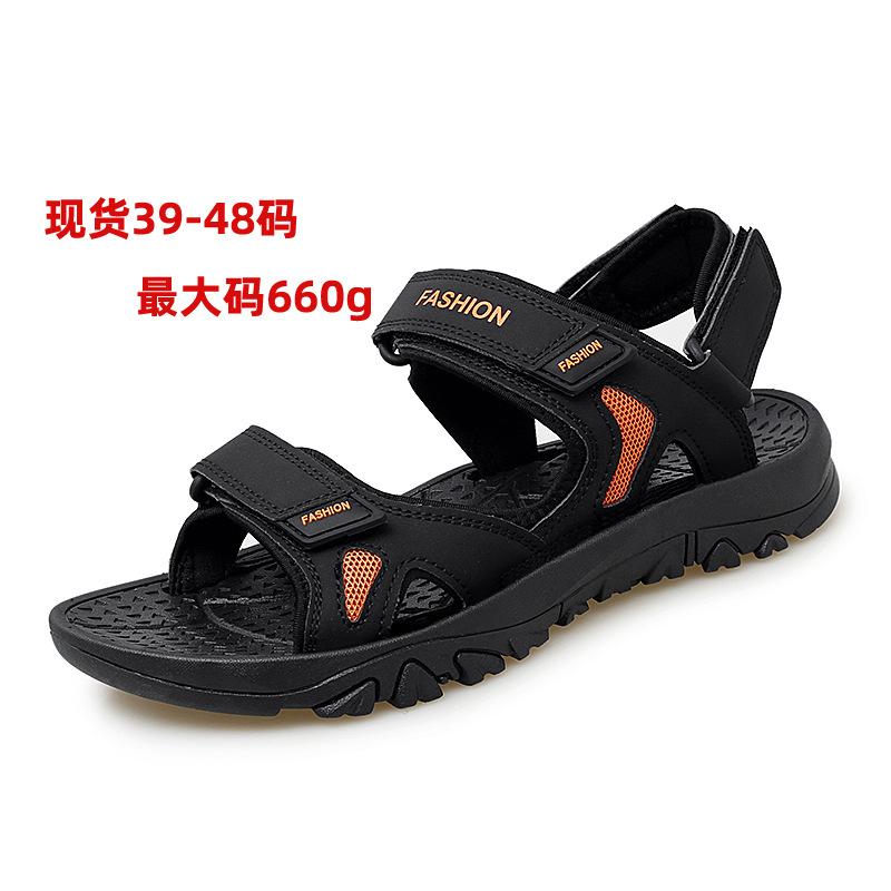 

Large size men s sandals foreign trade summer new trendy student youth casual beach shoes men s slippers trendy 2025 47