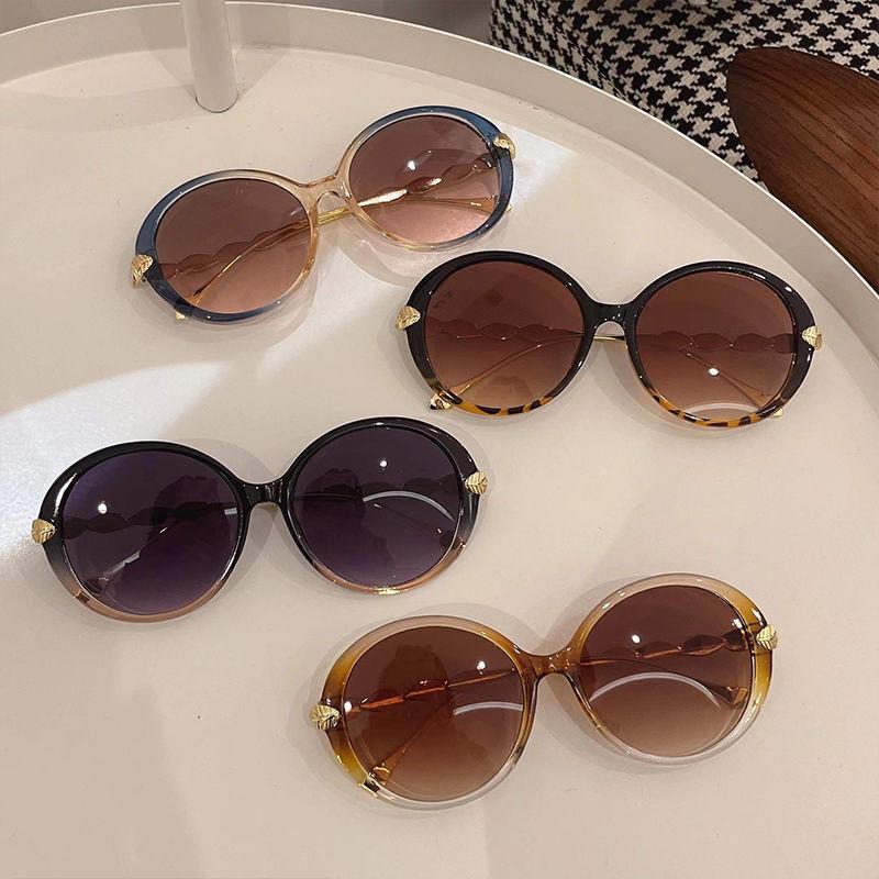 Round Retro Sunglasses for Women Fashion Popular Vintage Frame Men Luxury Trend Shades Protecting Eyewear Gafas De Sol Mujer