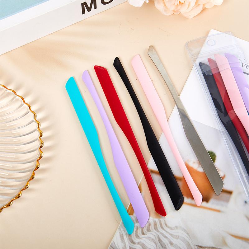 1/5Pcs Silicone Makeup Toner Spatula Mixing Stick Foundation Cream Mixing Tool Cosmetic Make Up Tool