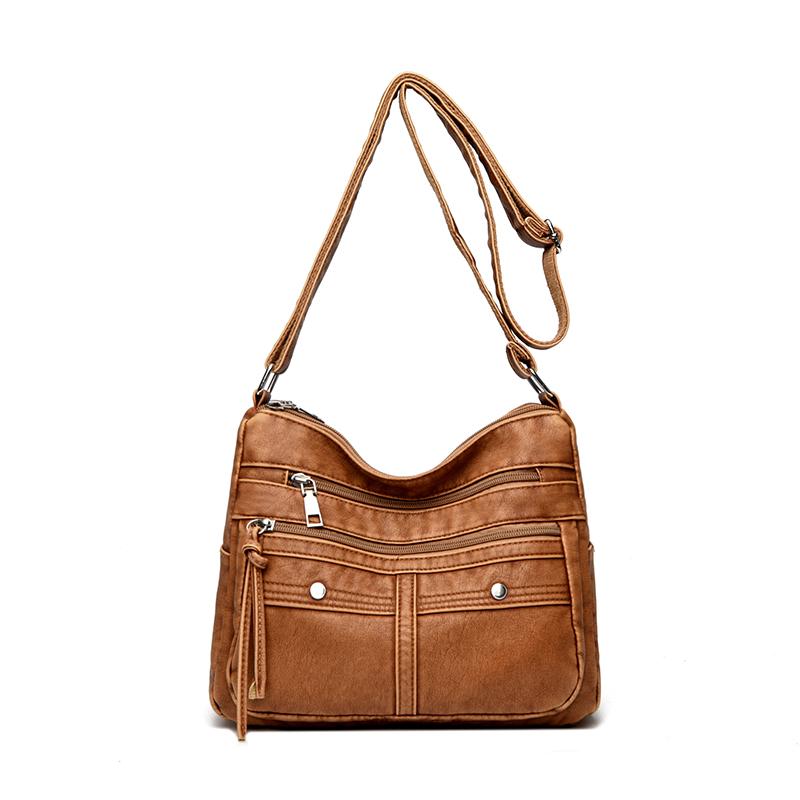 Umhängetasche Mehrschichtige Umhängetasche Großes Fassungsvermögen Pendlertasche