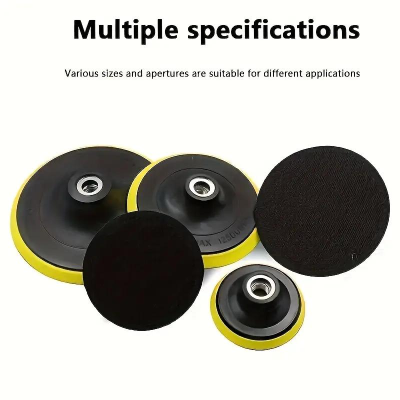 Nylon Bonded Sanding Discs for Electric Polishers: 3", 4", 5", 6", 7" Diameter, Medium Grit, Suitable for Angle Grinders