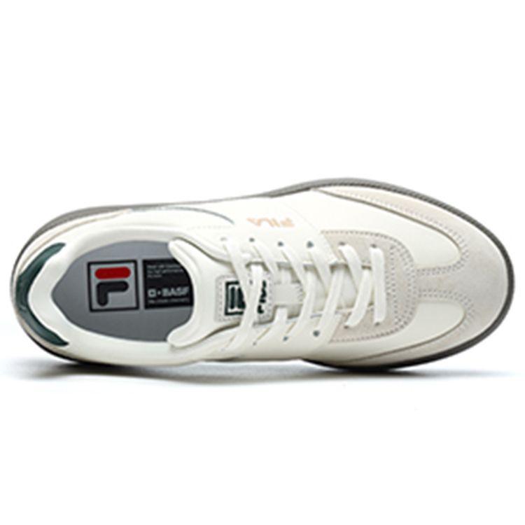 FILA Non-Slip Durable Low-Top Skate Shoes Women sneaker White Green F12W216202FSW