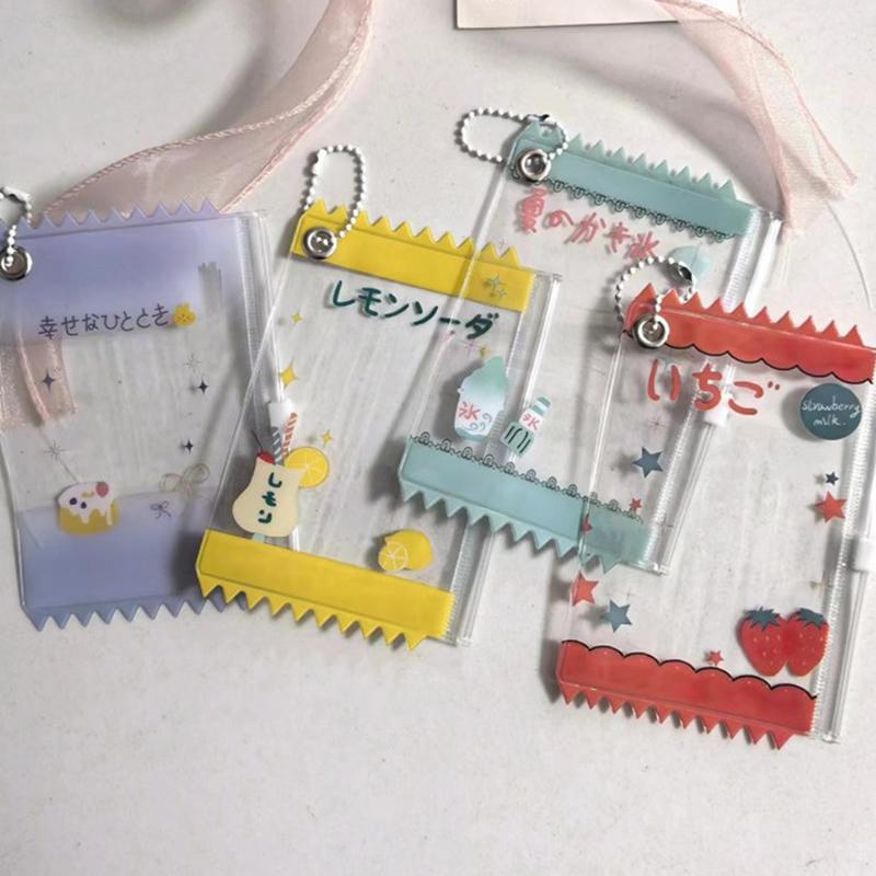 Japanese Style Candy Card Bag Creative Cartoonish Photo Card Holder Ins Diy Photocard Protector Pvc Card Sleeve Bag Pendant