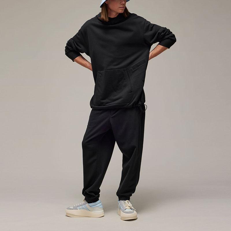 Adidas X Y-3 Hoodie Solid Color Pullover Sweatshirt Men Hoodies Black IR7112