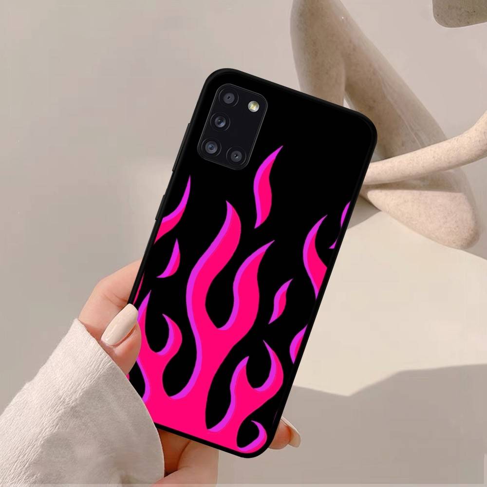 INS Einfachheit Kreativ Mode Flamme Feuer Handyhülle Für Samsung A 52 53 21 32 13 12 71 31 51 40 72 73 70 22 42 50 30 20 21