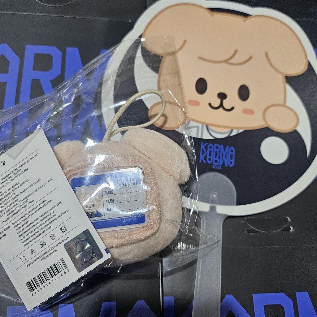 [USED] SEUNGMIN SKIZ KARMA Pop-up Name Tag Bonus Fan