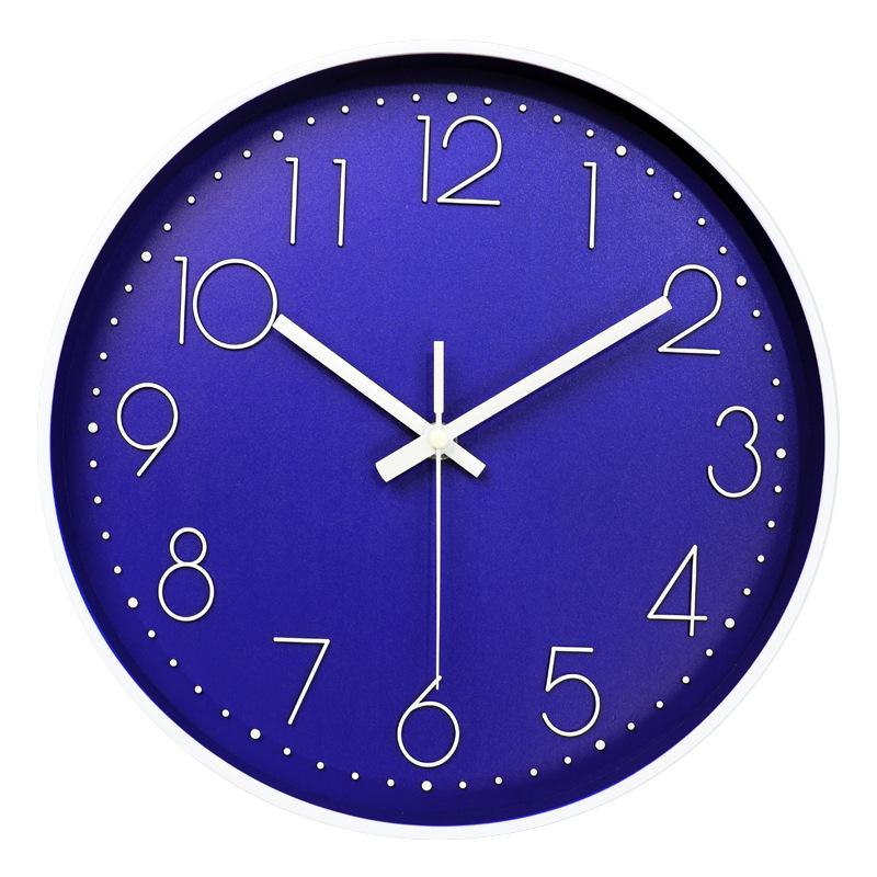 8 Inch 20cm Simple Style Wall Clock 8in Circular Wall Watch Silent Quartz Wall Clock for Indoor Decor